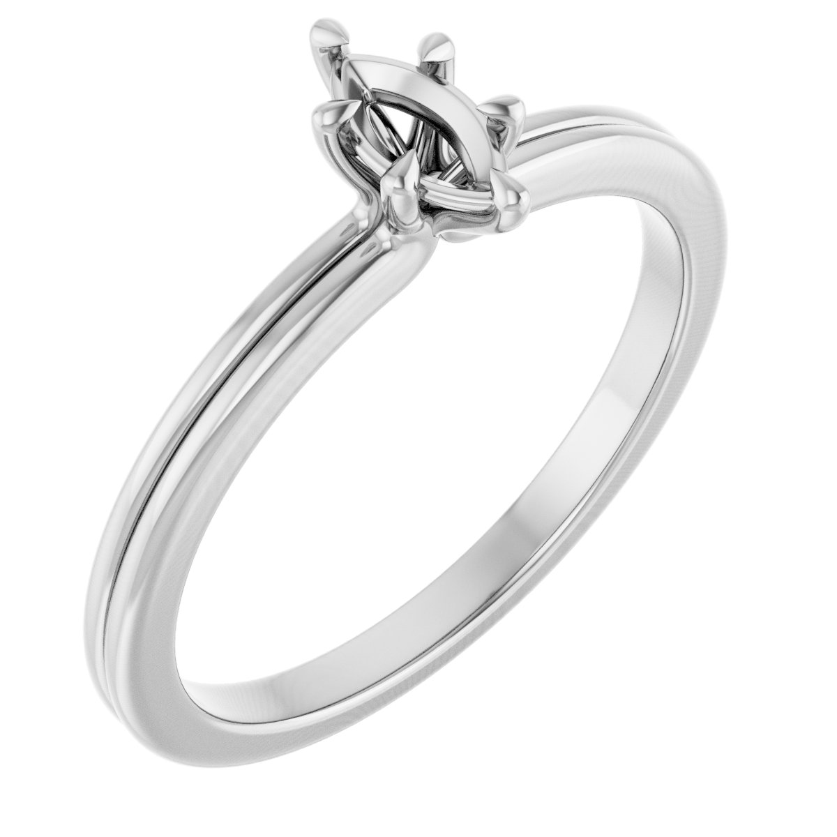 Claw-Prong Solitaire Engagement Ring