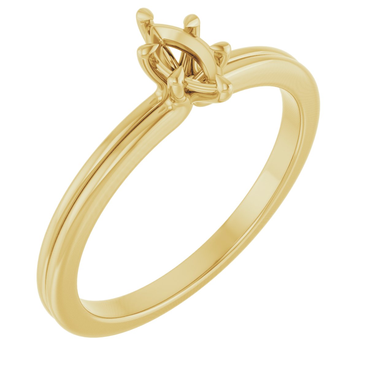 Claw-Prong Solitaire Engagement Ring