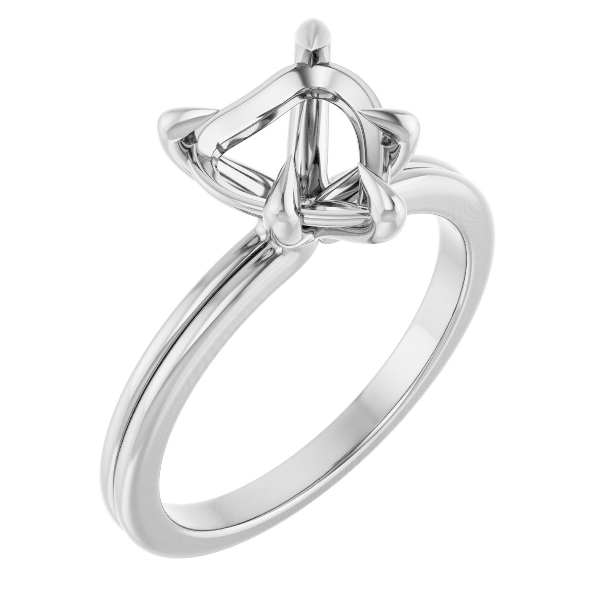 Claw-Prong Solitaire Engagement Ring