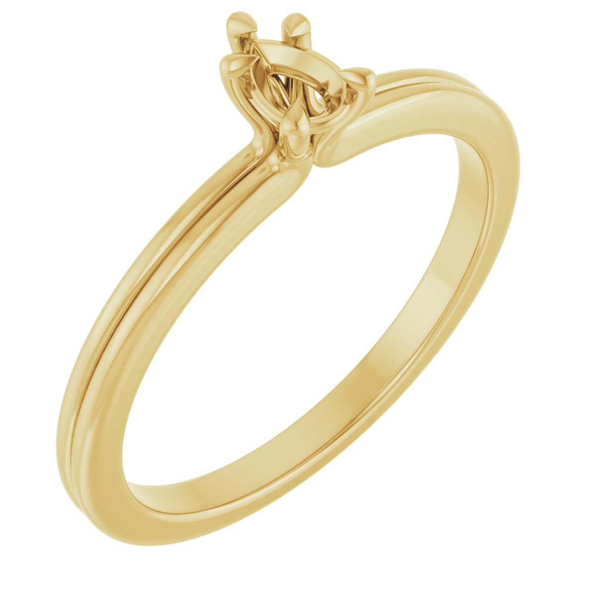 Claw-Prong Solitaire Engagement Ring