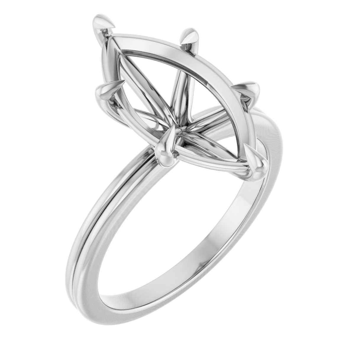 Claw-Prong Solitaire Engagement Ring