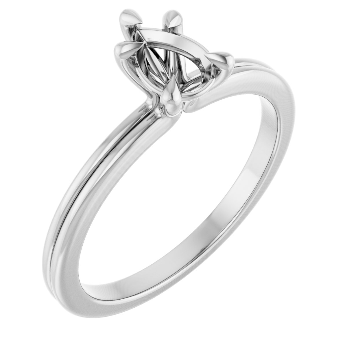 Claw-Prong Solitaire Engagement Ring