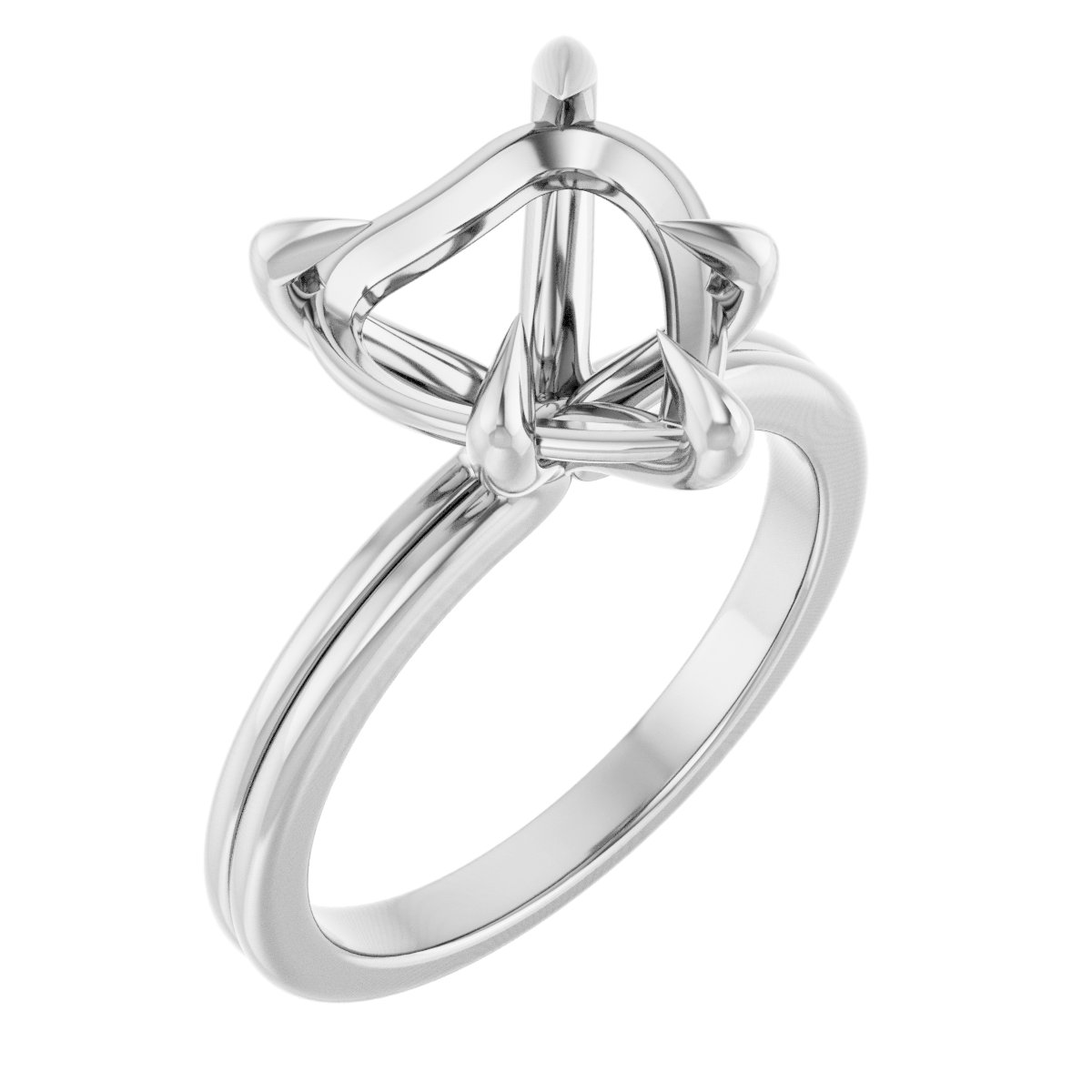 Claw-Prong Solitaire Engagement Ring