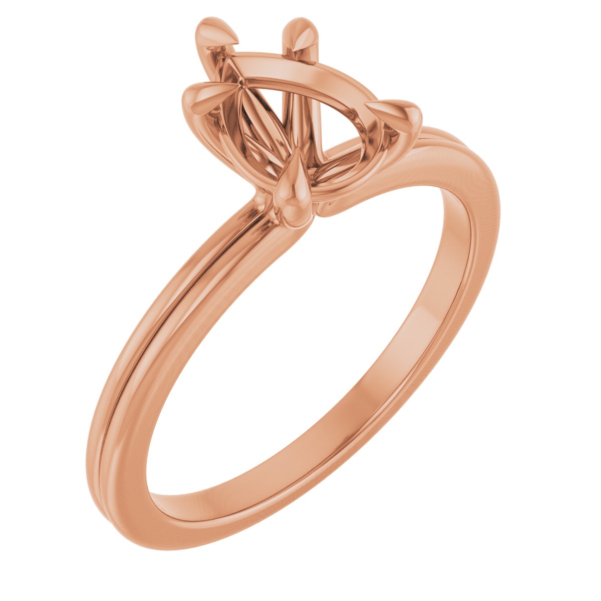 Claw-Prong Solitaire Engagement Ring