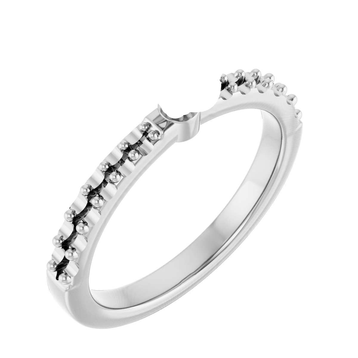 Hidden Halo-Style Engagement Ring