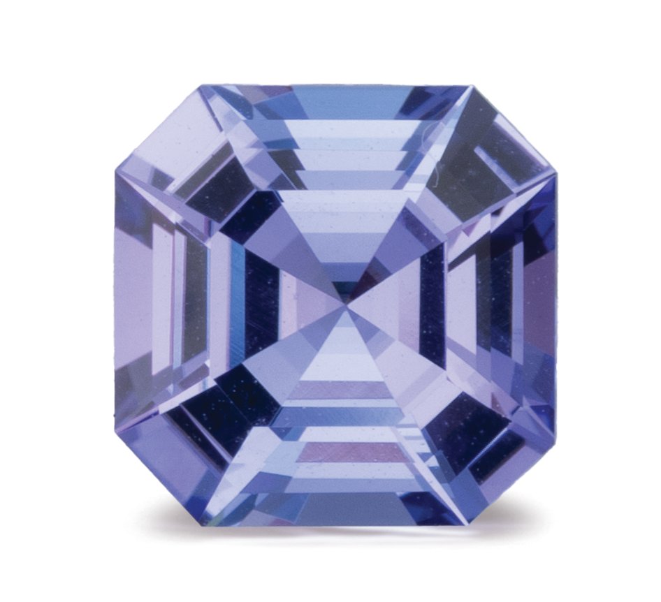ASSCHER 1.89ct Natural Tanzanite 