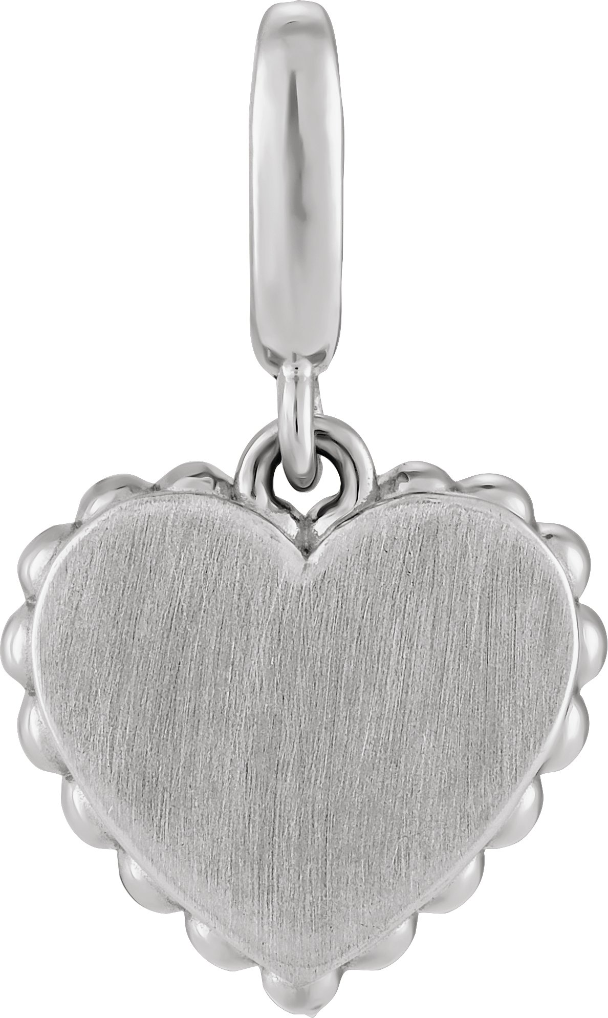 Engravable Heart Charm/Pendant