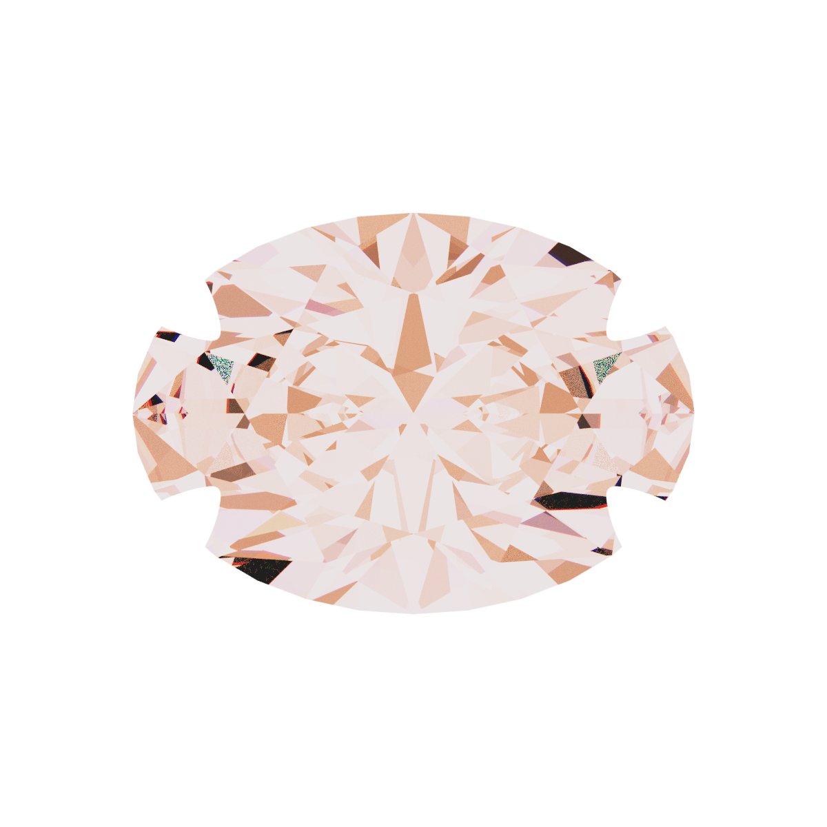 Claw-Prong Solitaire Bezel-Style Necklace or Center