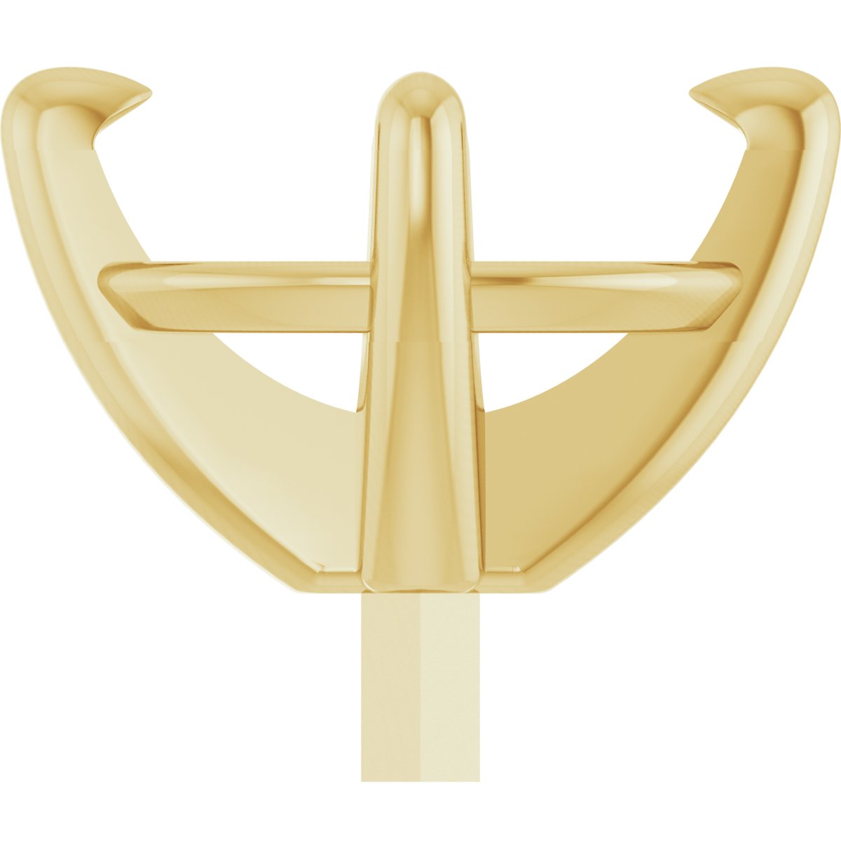 Oval 4-Prong Claw Peg Setting