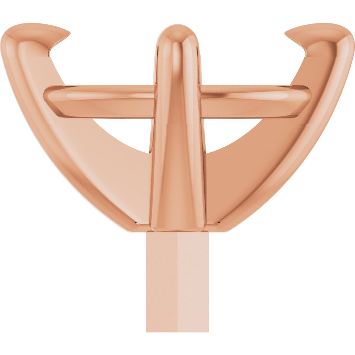Oval 4-Prong Claw Peg Setting