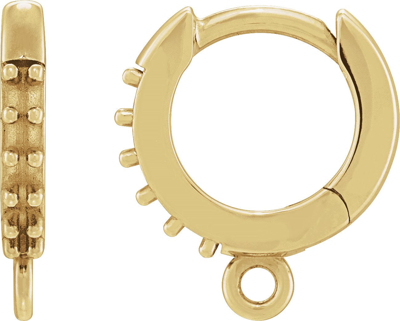 Accented Hoop Earring Top