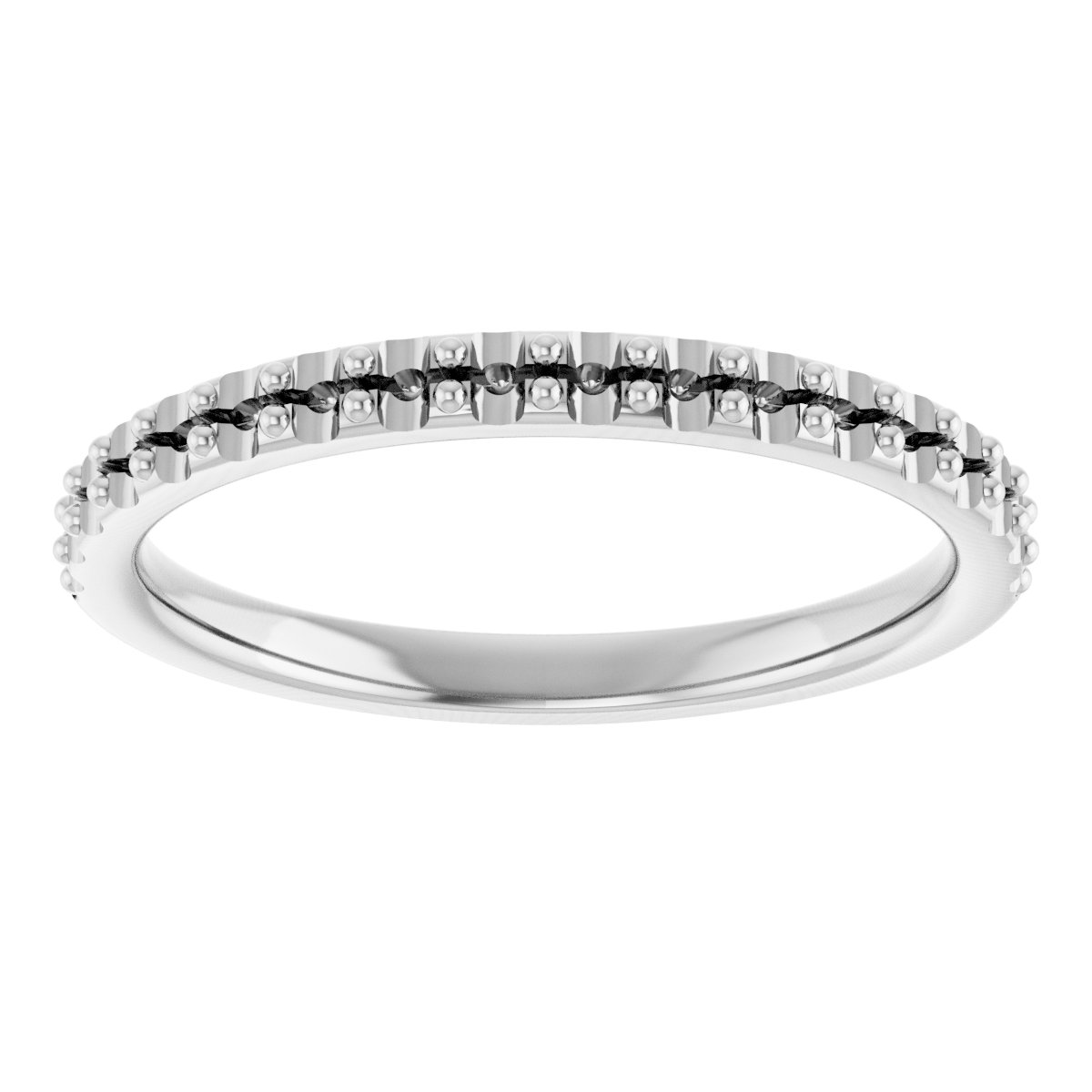 Band Mounting for 15x10 mm Pear Ring view 3