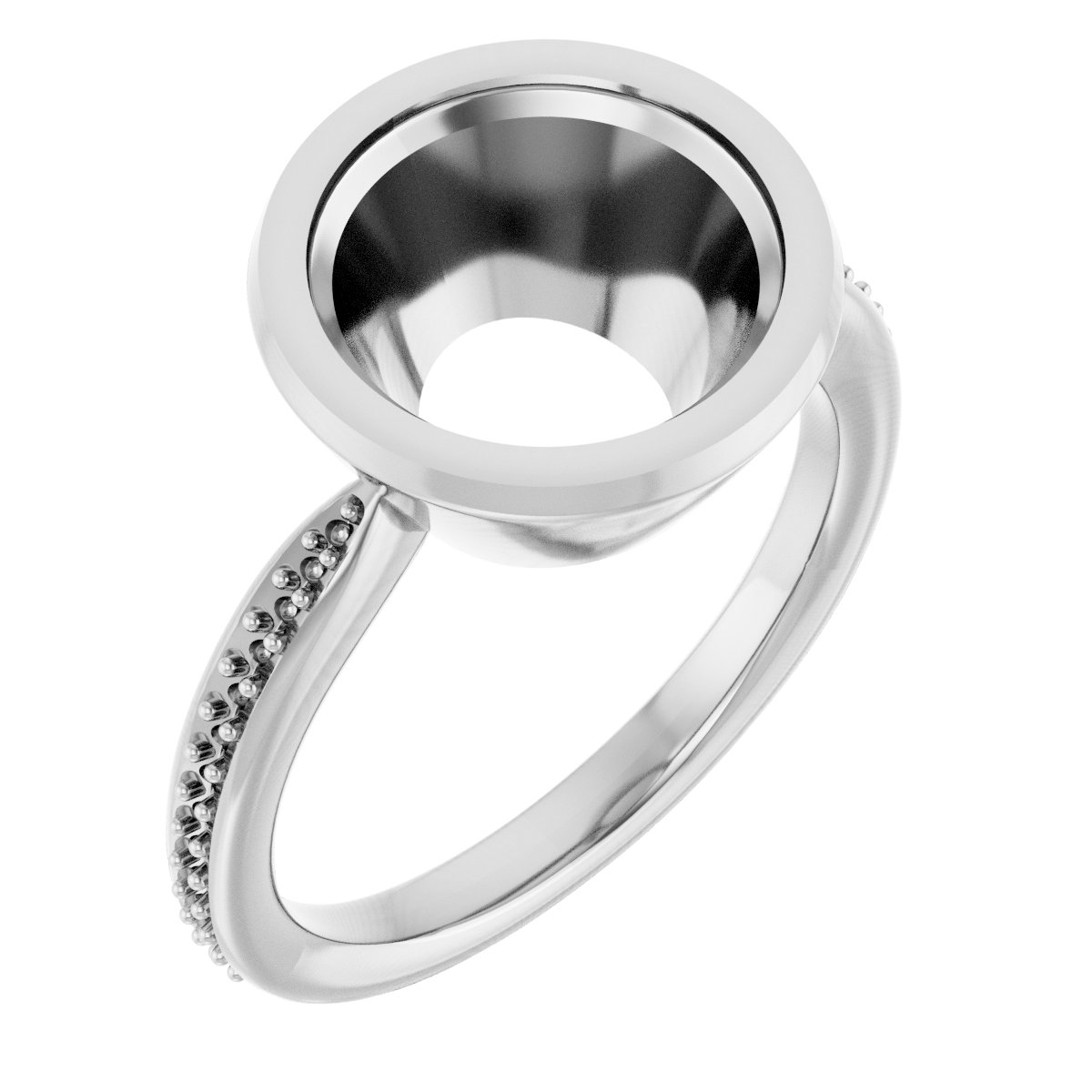 Bezel-Set Solitaire Ring