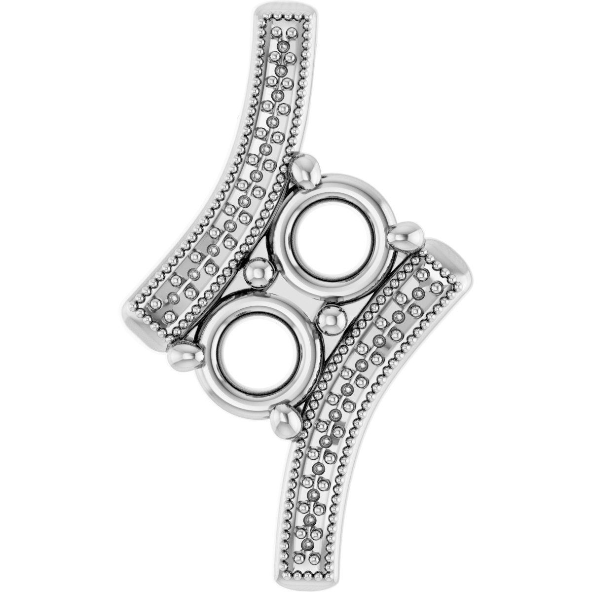 Two-Stone Freeform Pendant
