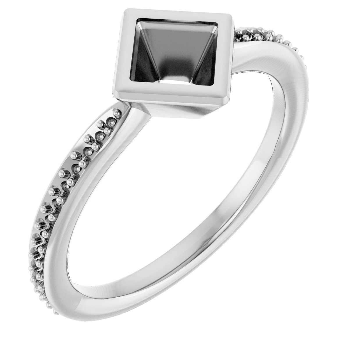 Bezel-Set Solitaire Ring