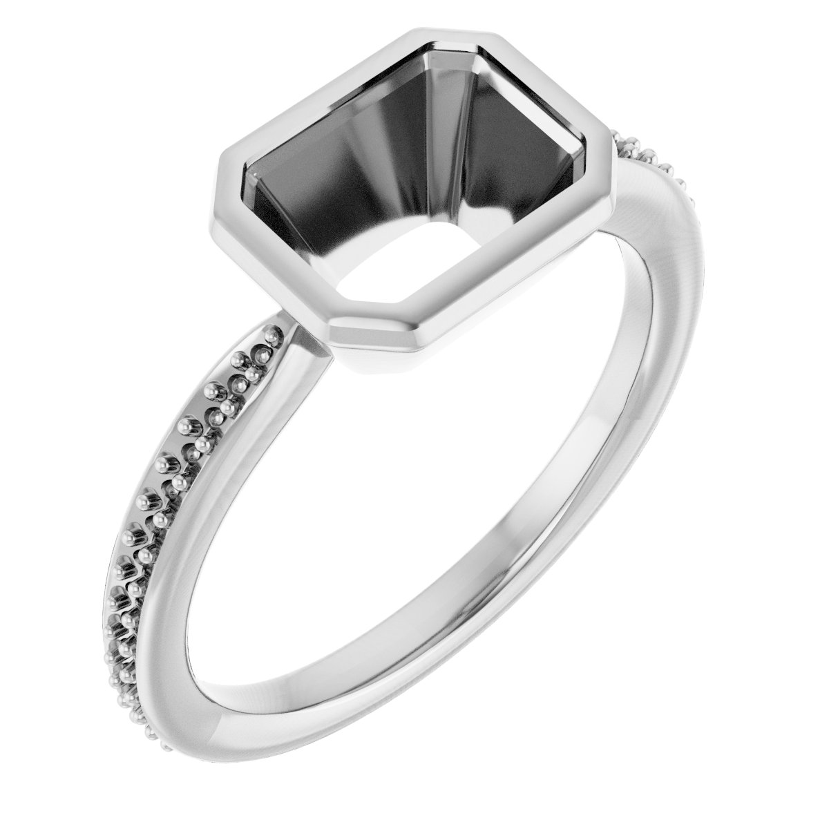 Bezel-Set Solitaire Ring