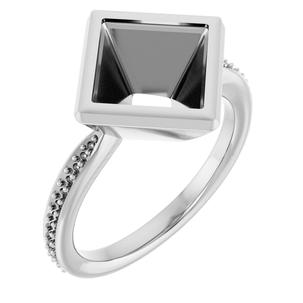 Bezel-Set Solitaire Ring