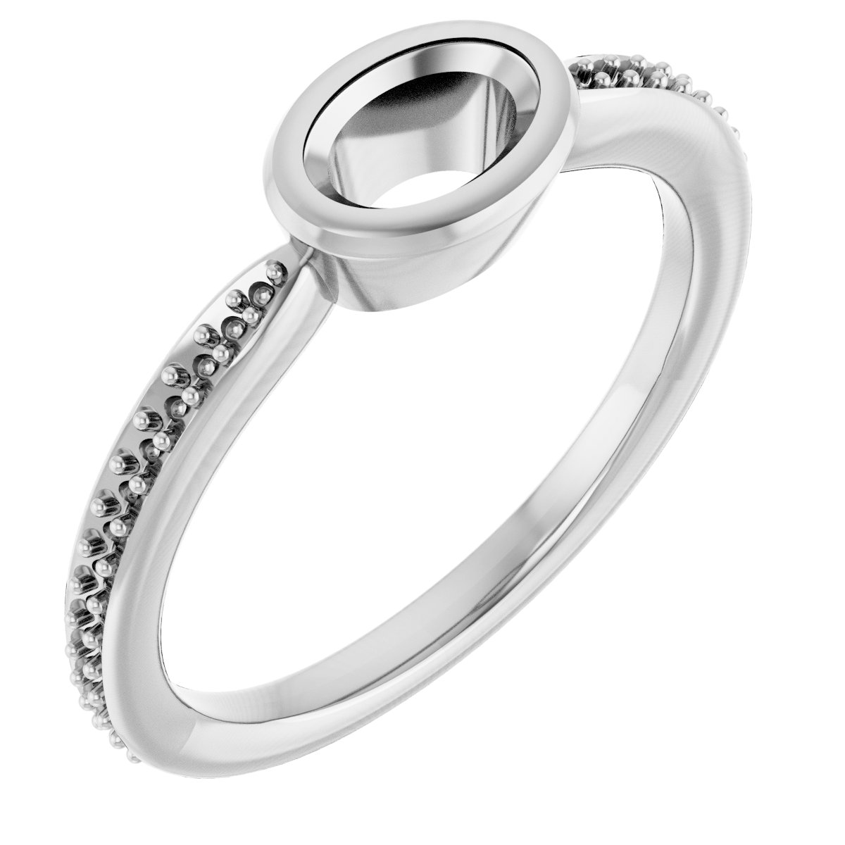 Bezel-Set Solitaire Ring