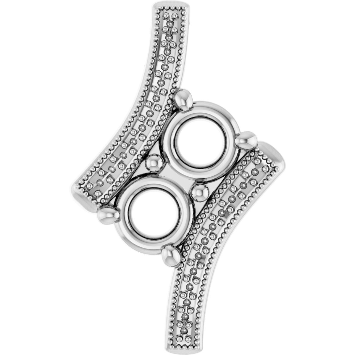 Two-Stone Freeform Pendant
