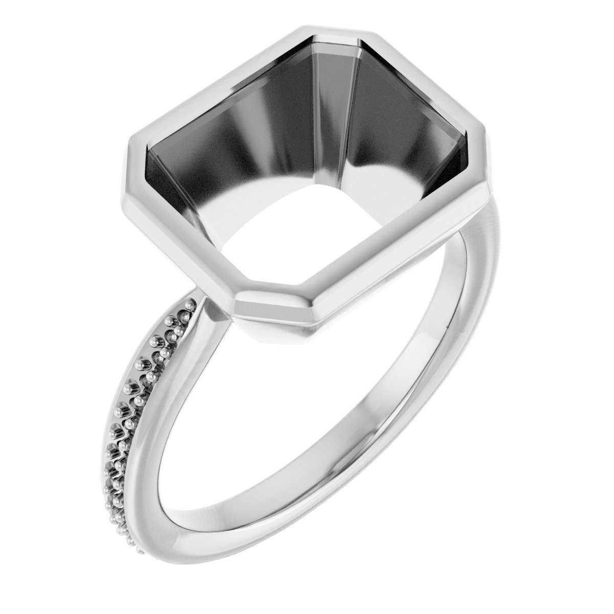 Bezel-Set Solitaire Ring