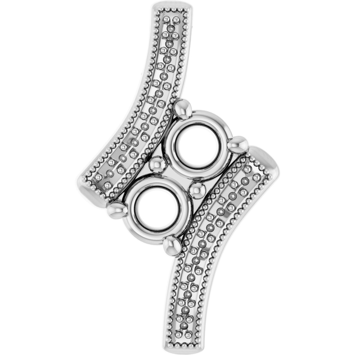 Two-Stone Freeform Pendant