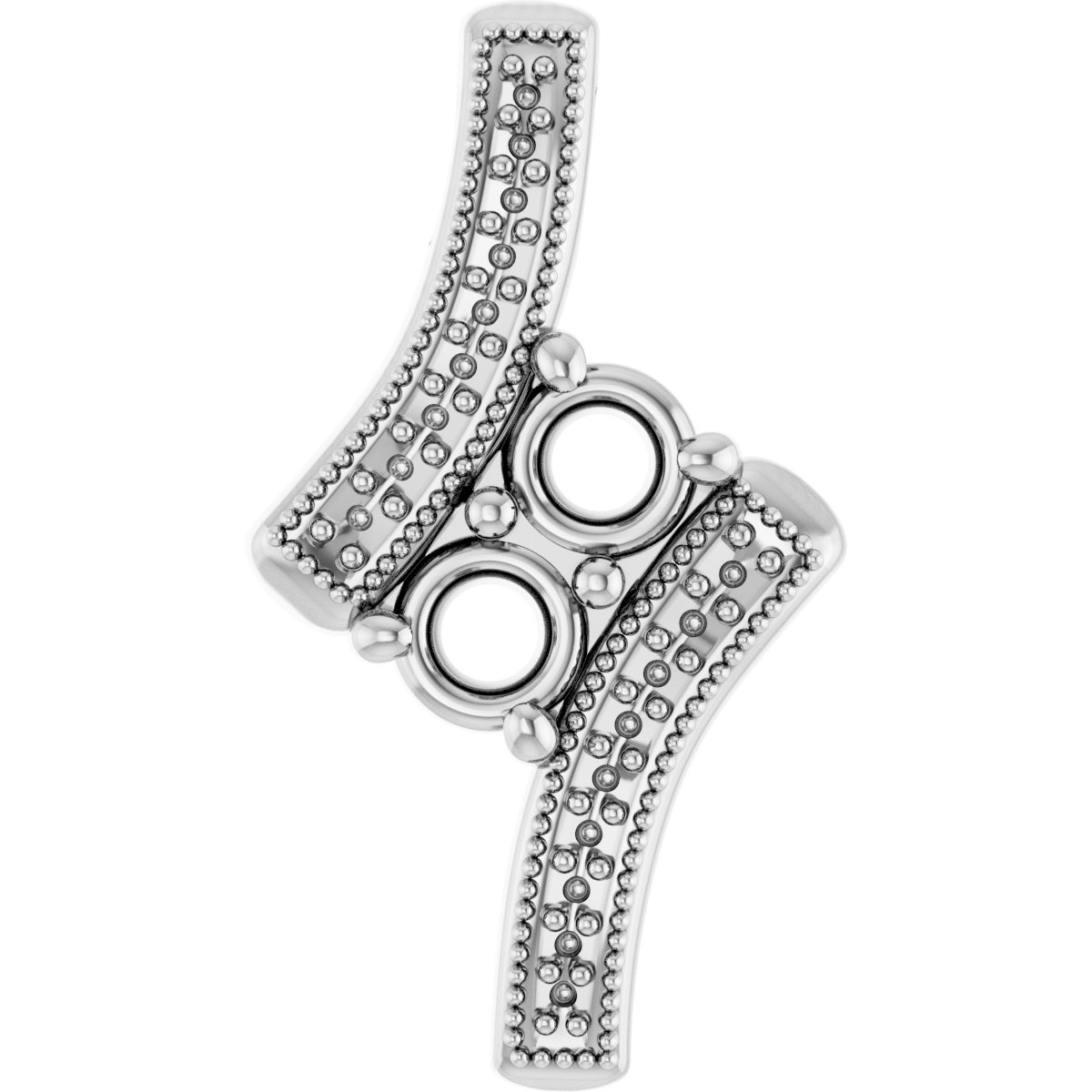 Two-Stone Freeform Pendant