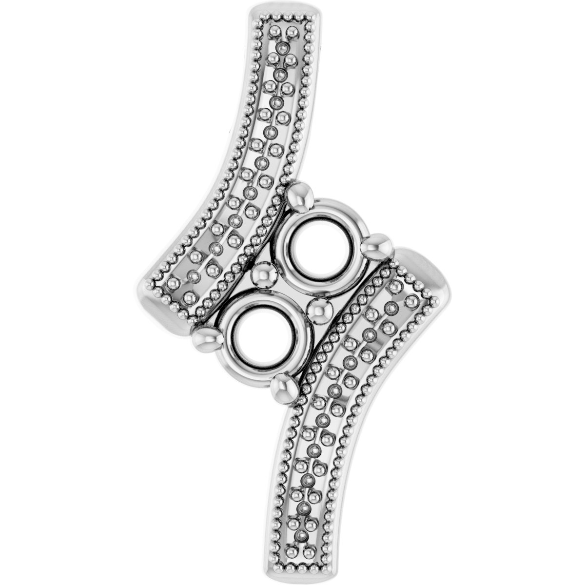 Two-Stone Freeform Pendant