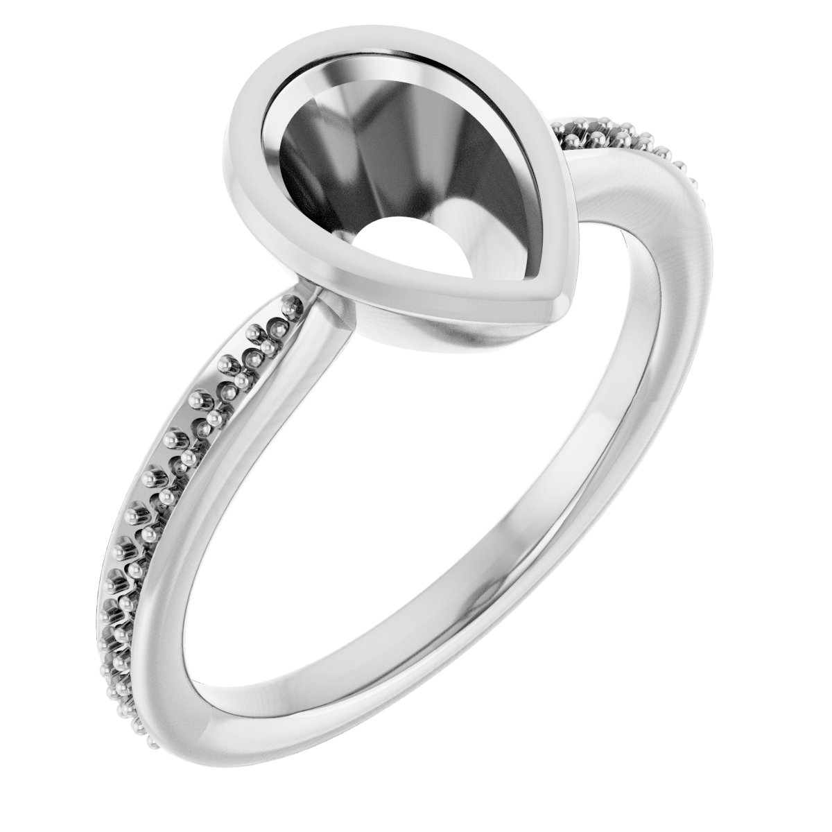 Bezel-Set Solitaire Ring