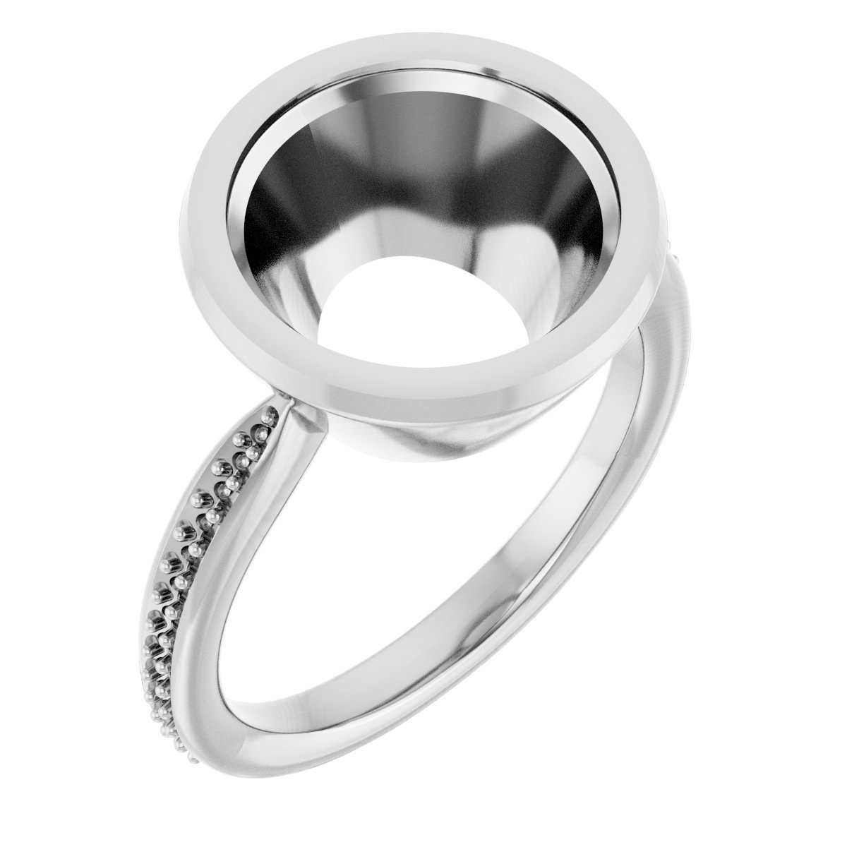 Bezel-Set Solitaire Ring