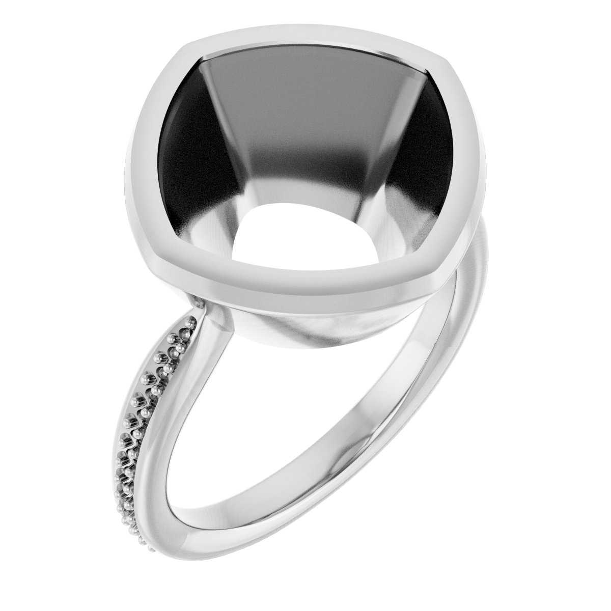 Bezel-Set Solitaire Ring