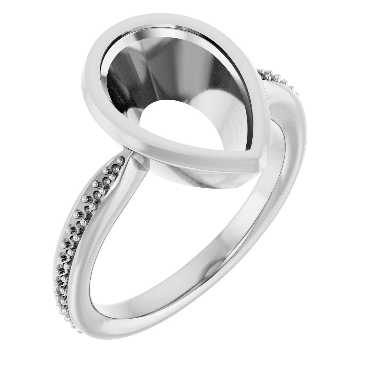 Bezel-Set Solitaire Ring