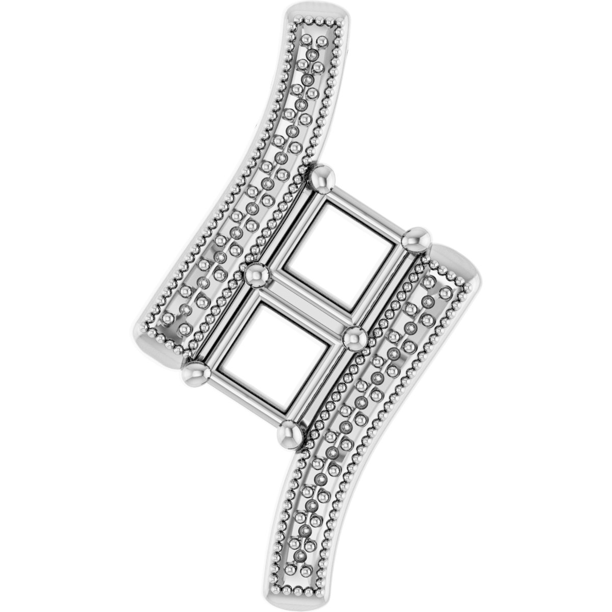 Two-Stone Freeform Pendant