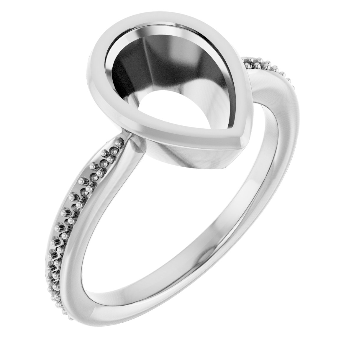 Bezel-Set Solitaire Ring