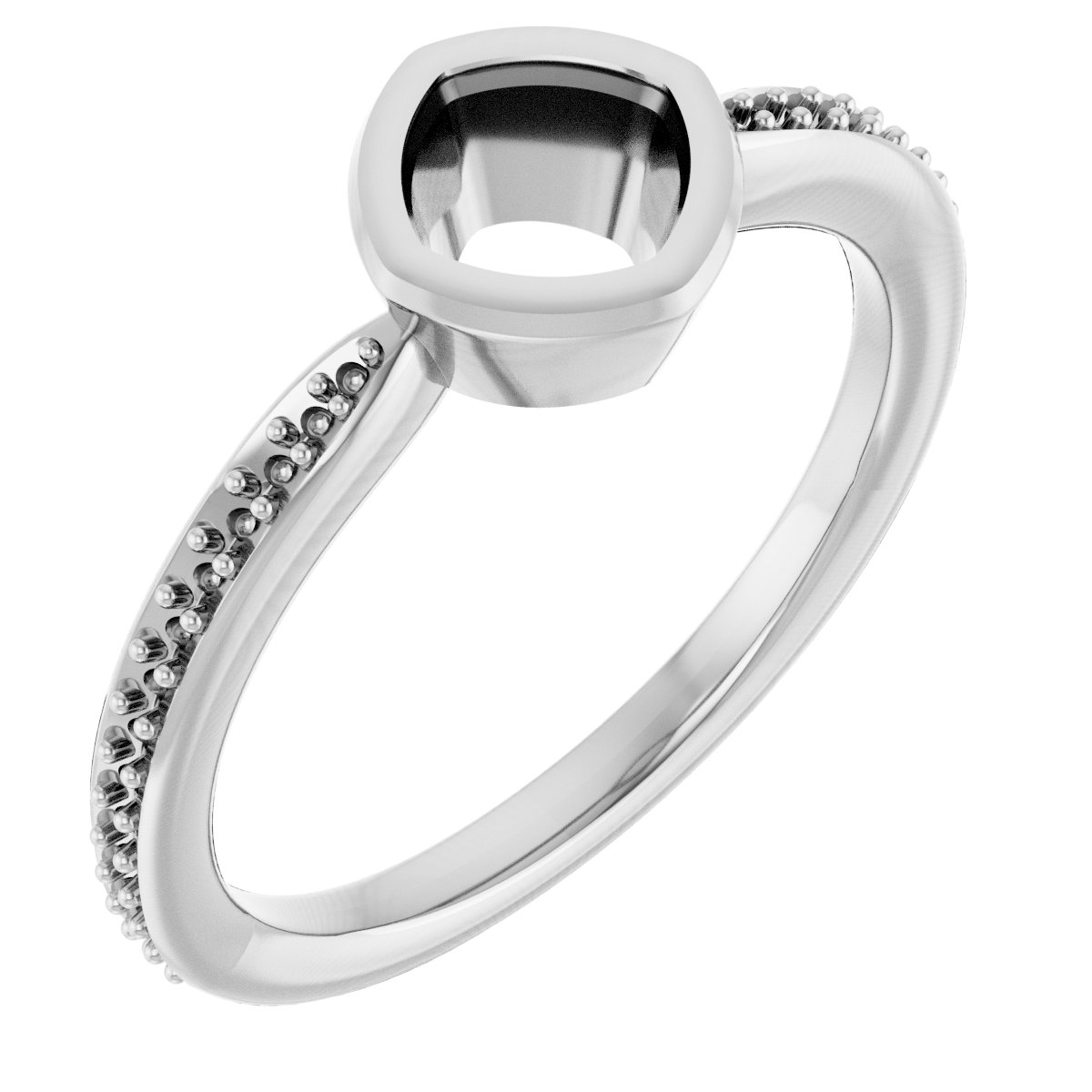 Bezel-Set Solitaire Ring