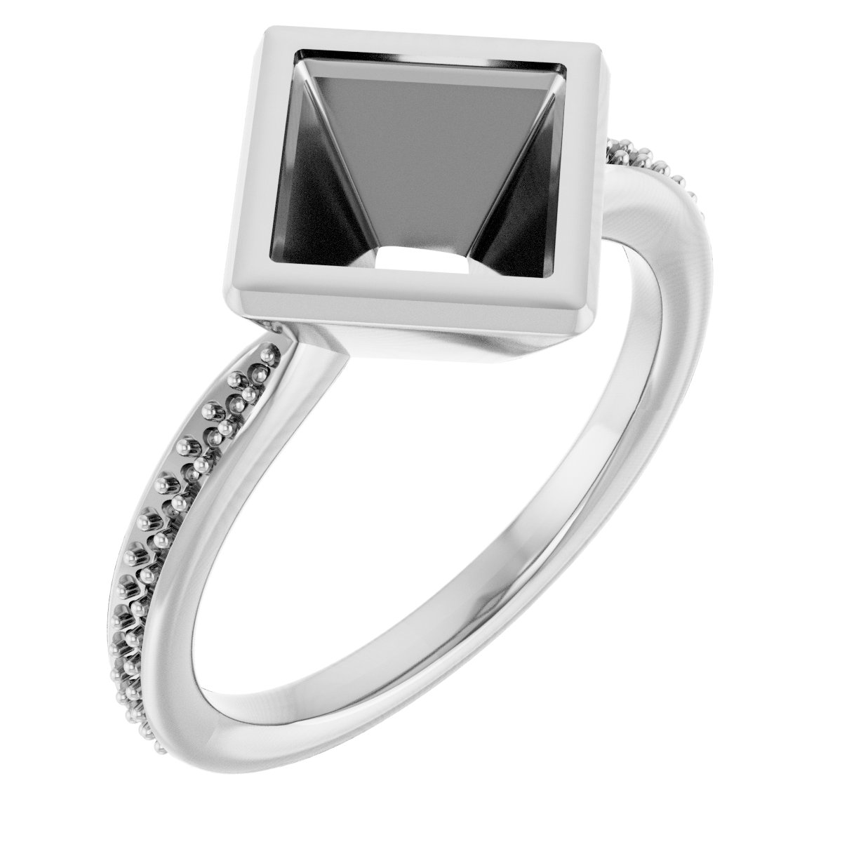 Bezel-Set Solitaire Ring