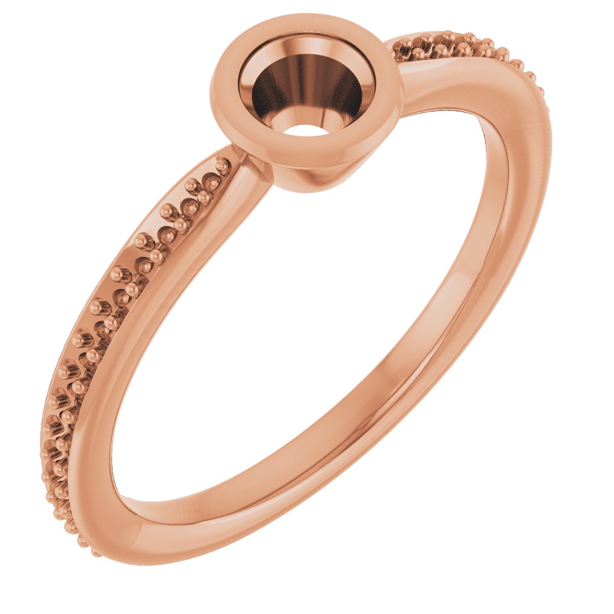Bezel-Set Solitaire Ring