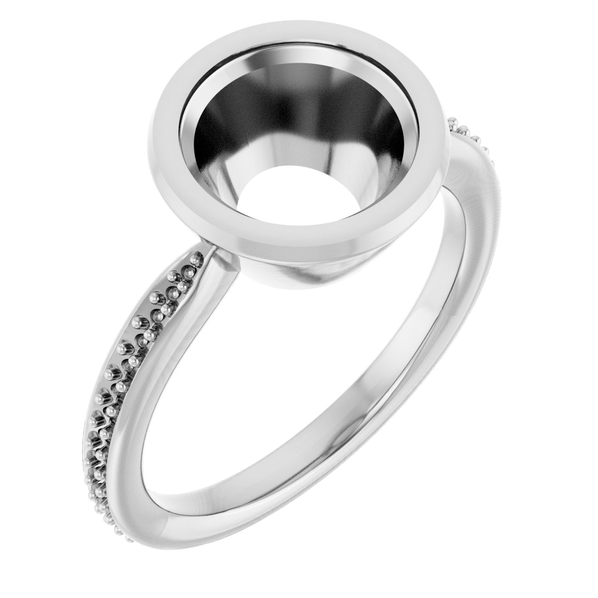 Bezel-Set Solitaire Ring