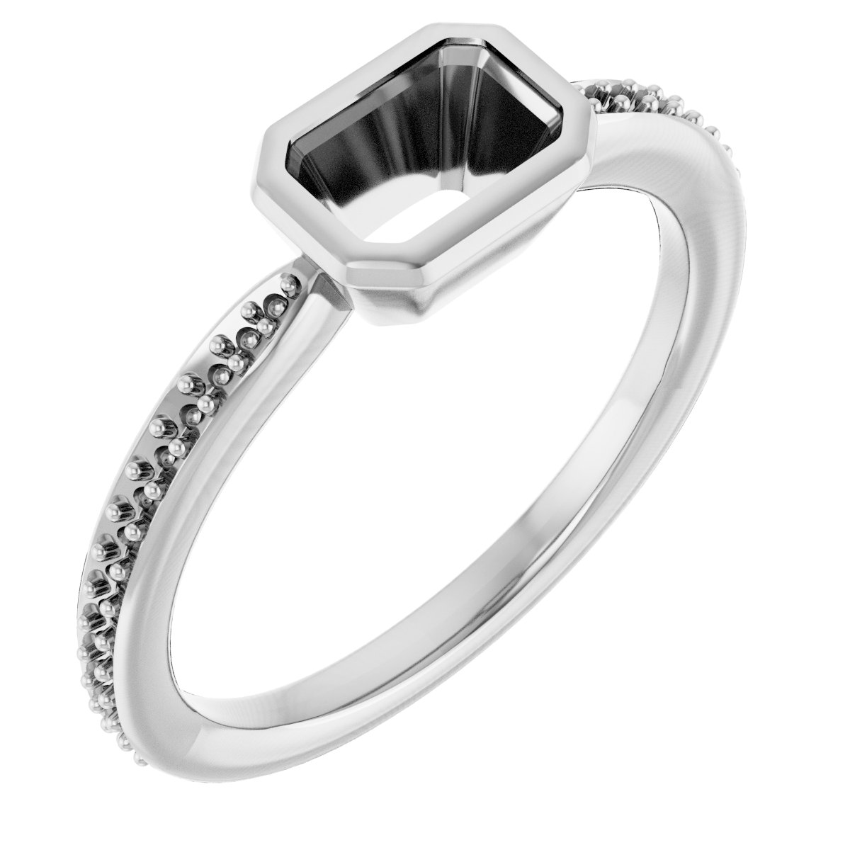 Bezel-Set Solitaire Ring