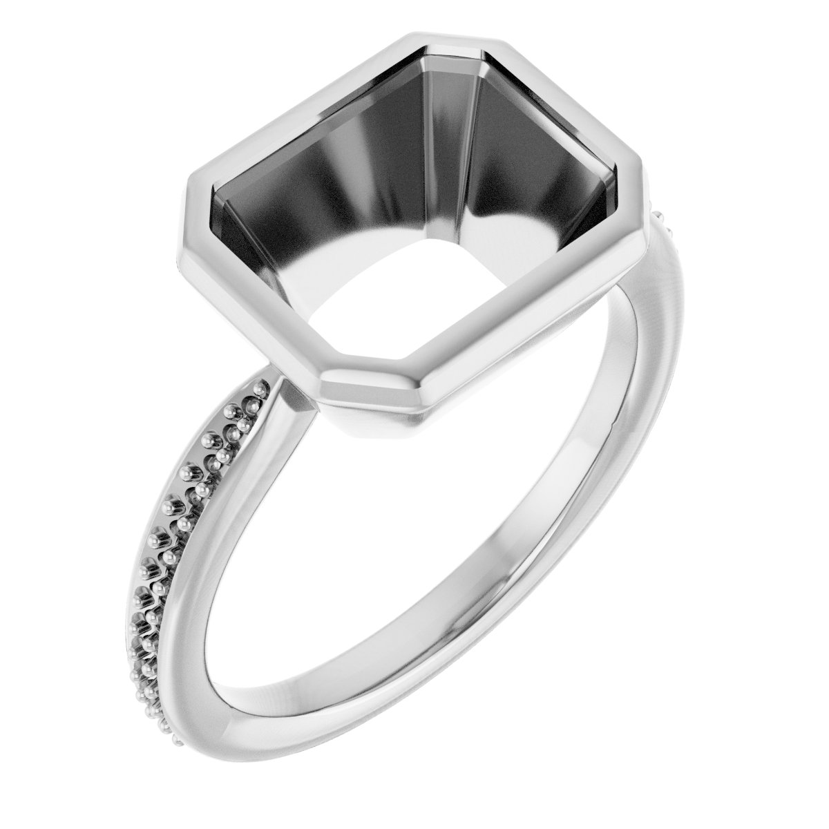 Bezel-Set Solitaire Ring