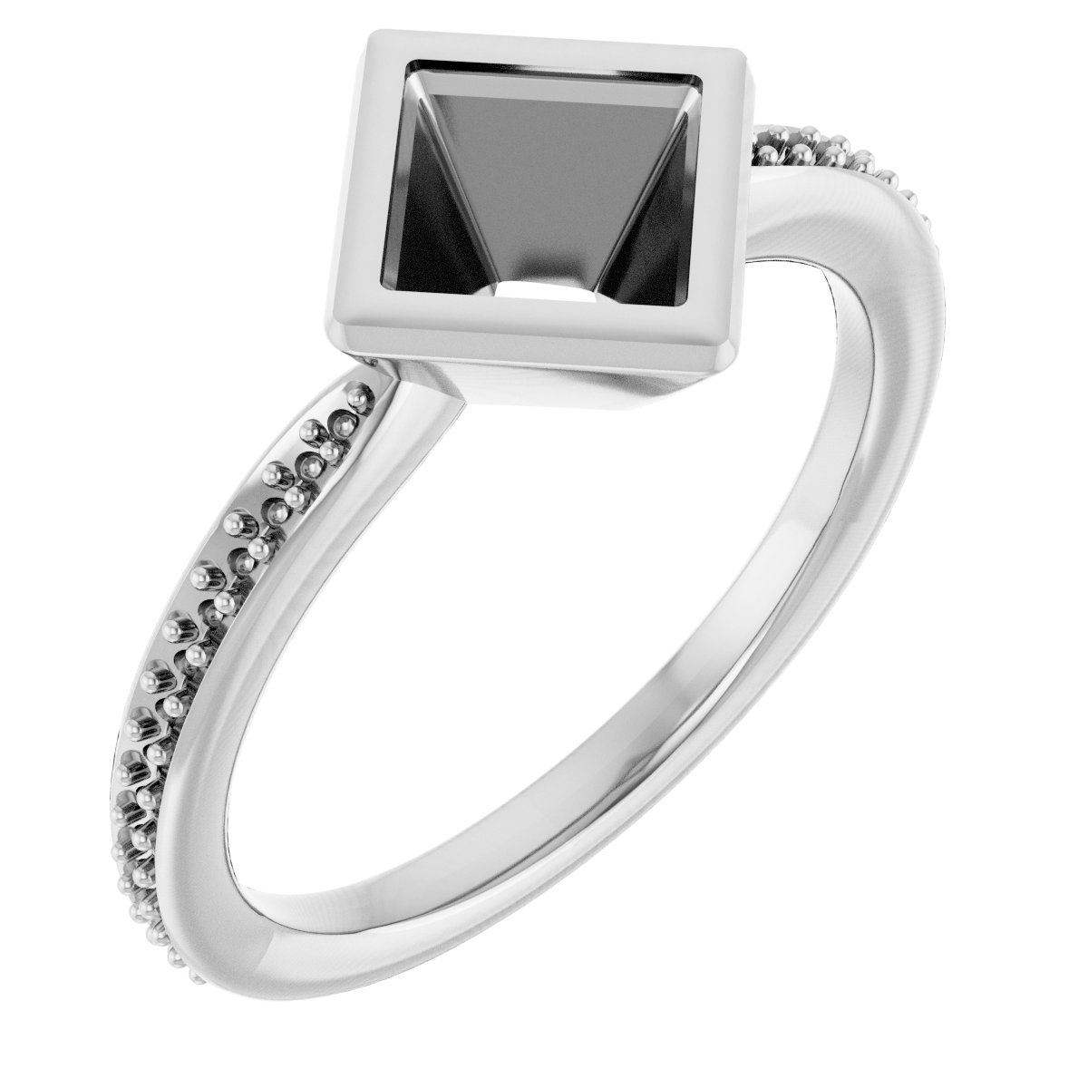 Bezel-Set Solitaire Ring