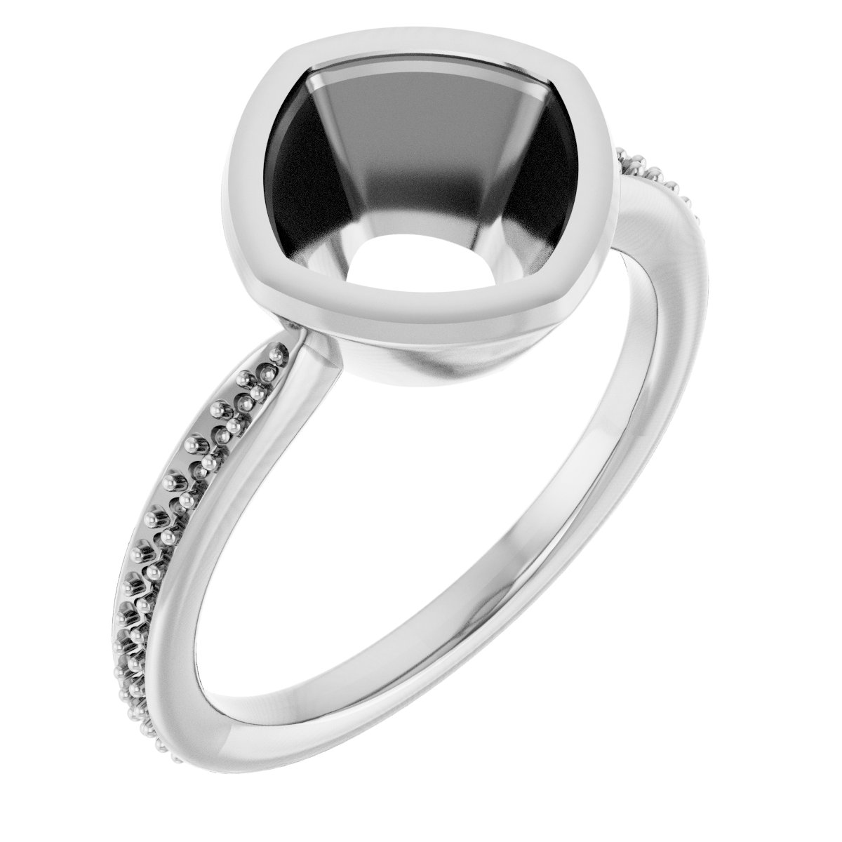 Bezel-Set Solitaire Ring