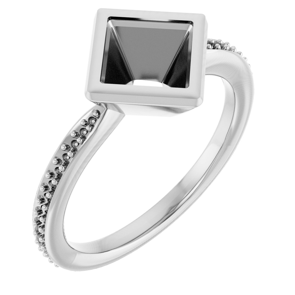 Bezel-Set Solitaire Ring