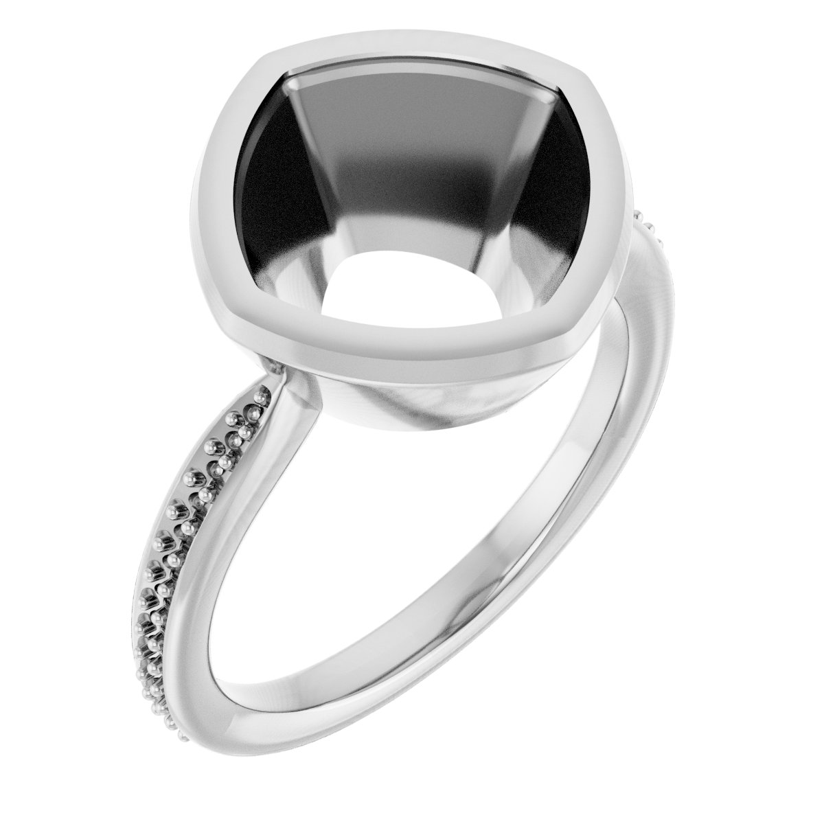 Bezel-Set Solitaire Ring