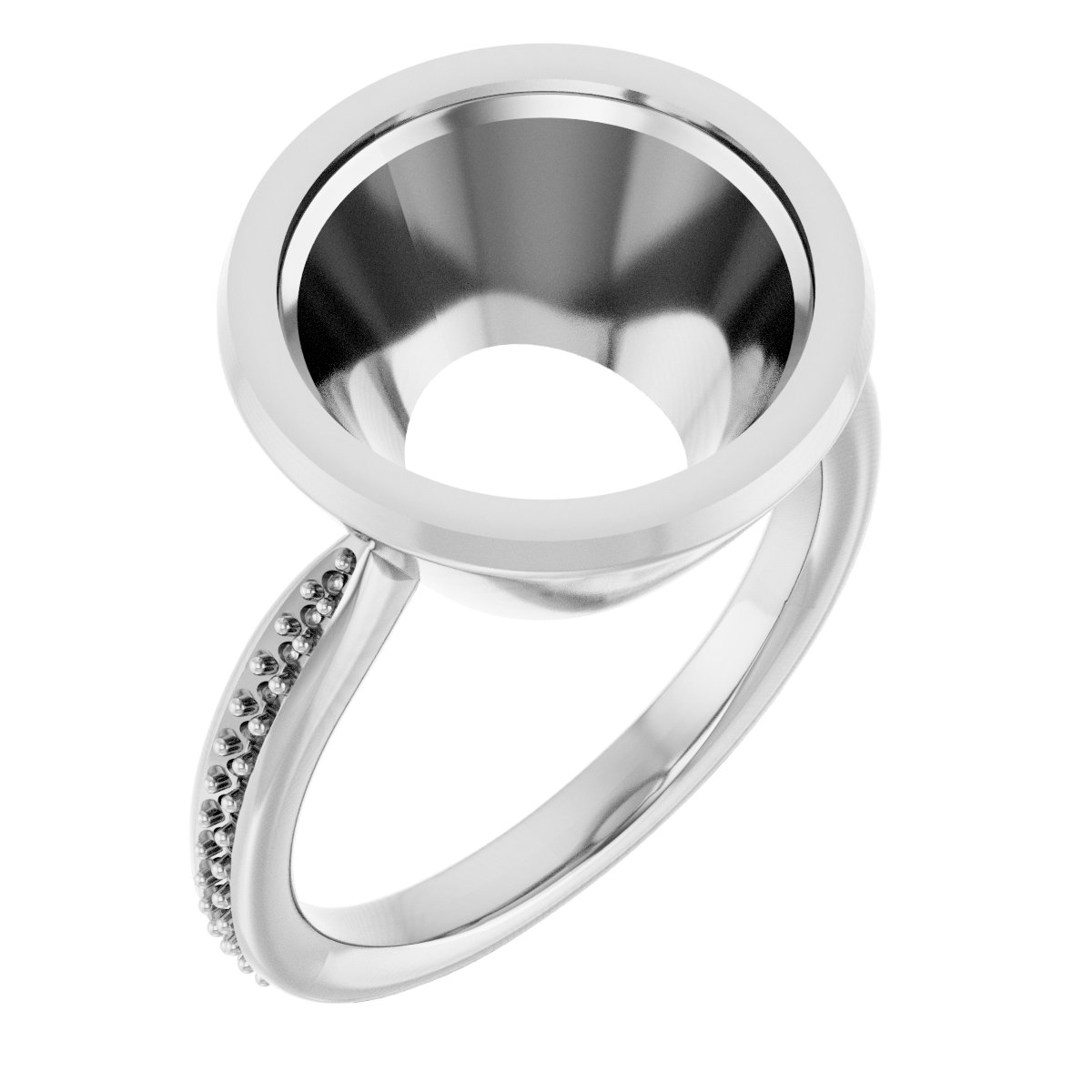 Bezel-Set Solitaire Ring