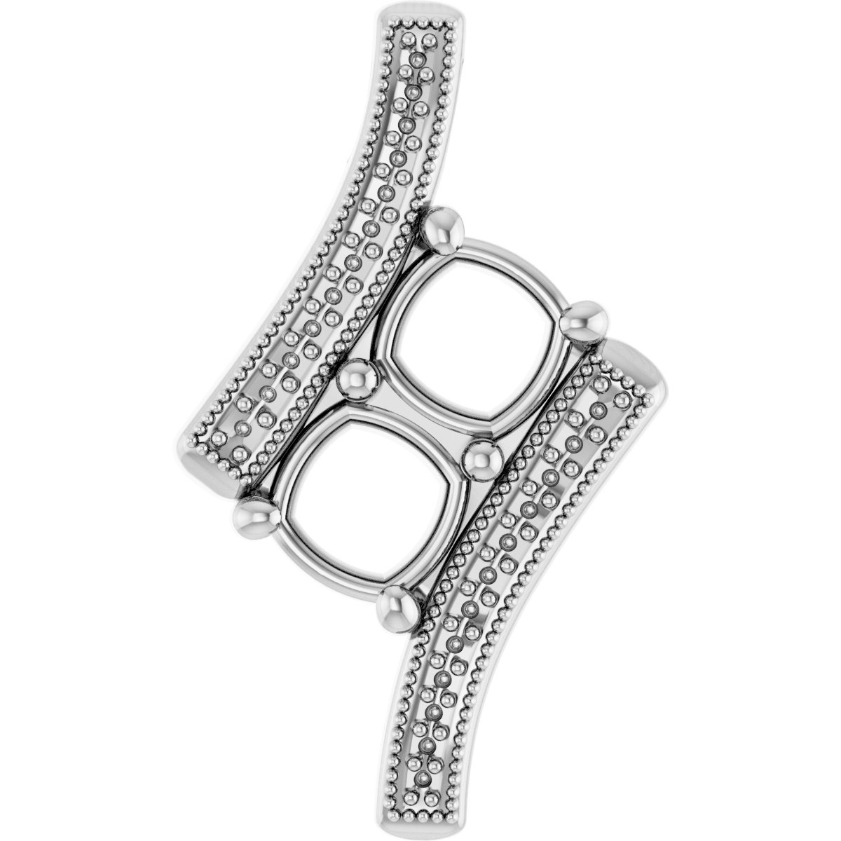 Two-Stone Freeform Pendant