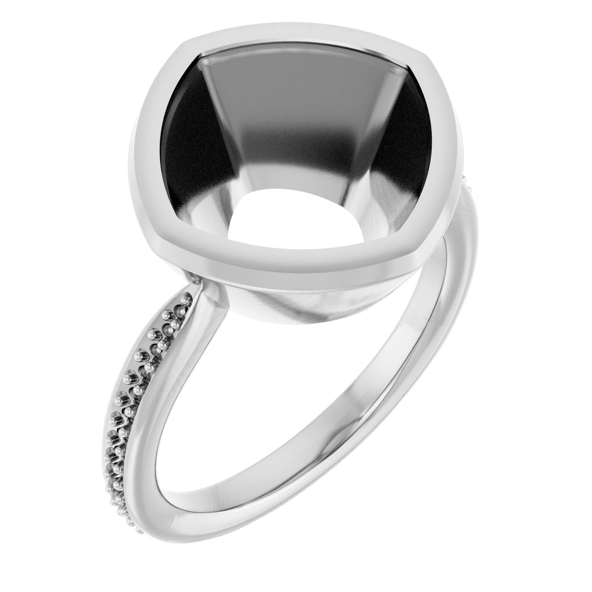 Bezel-Set Solitaire Ring