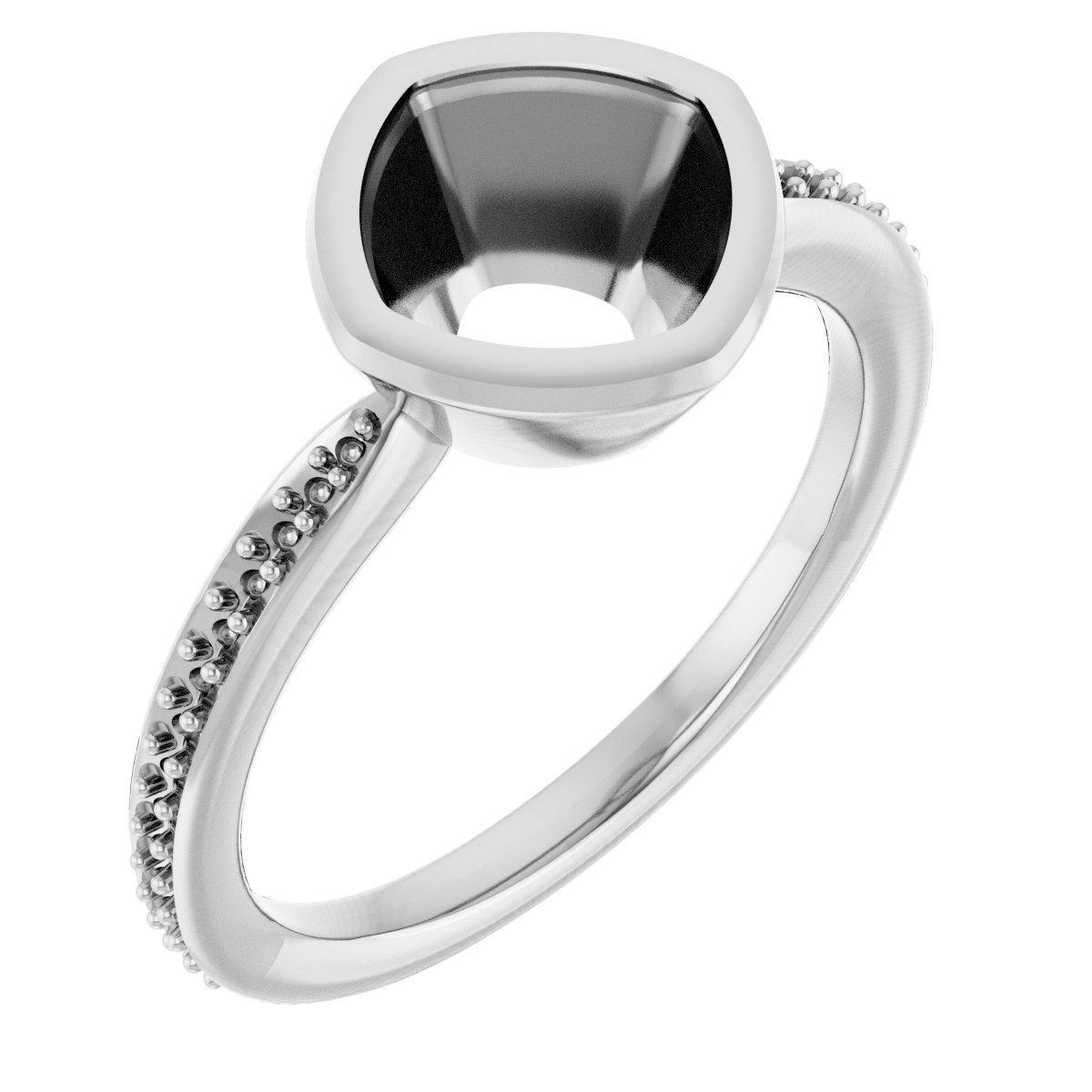 Bezel-Set Solitaire Ring