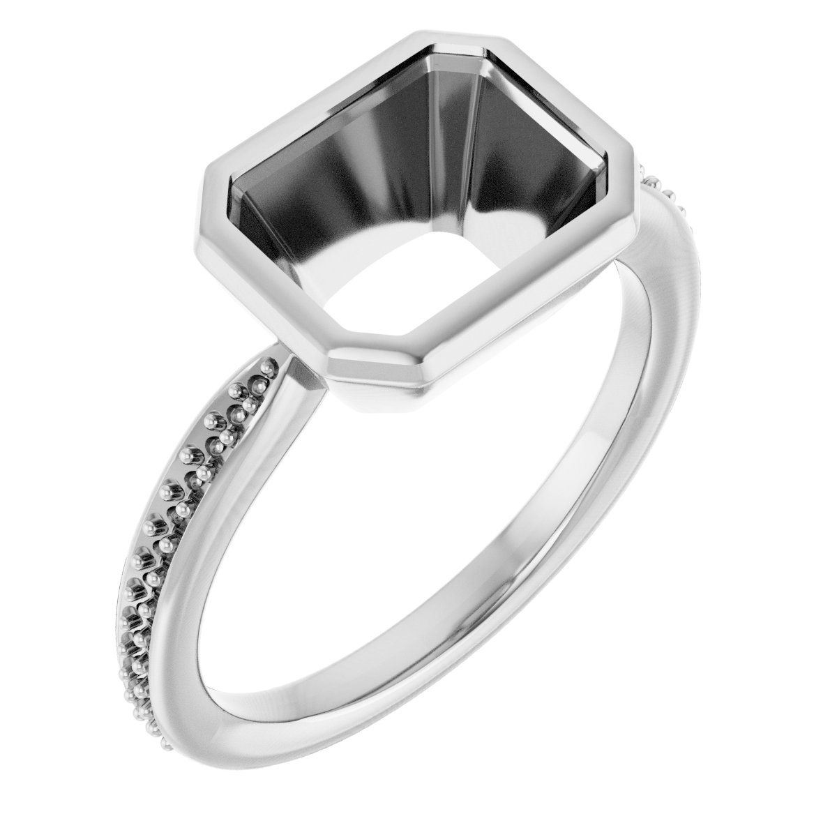 Bezel-Set Solitaire Ring