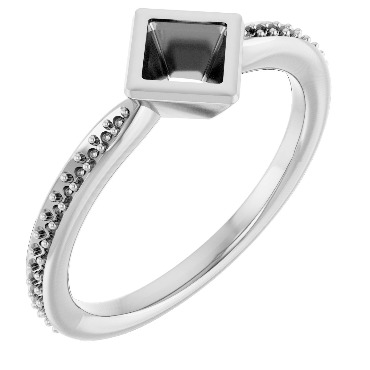 Bezel-Set Solitaire Ring