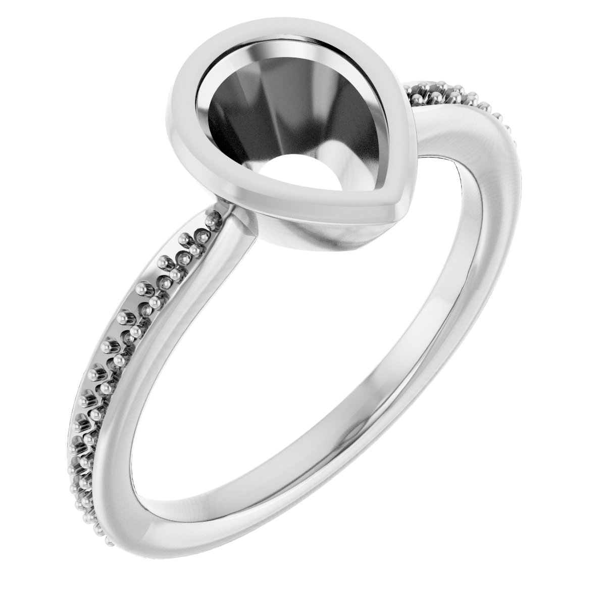 Bezel-Set Solitaire Ring